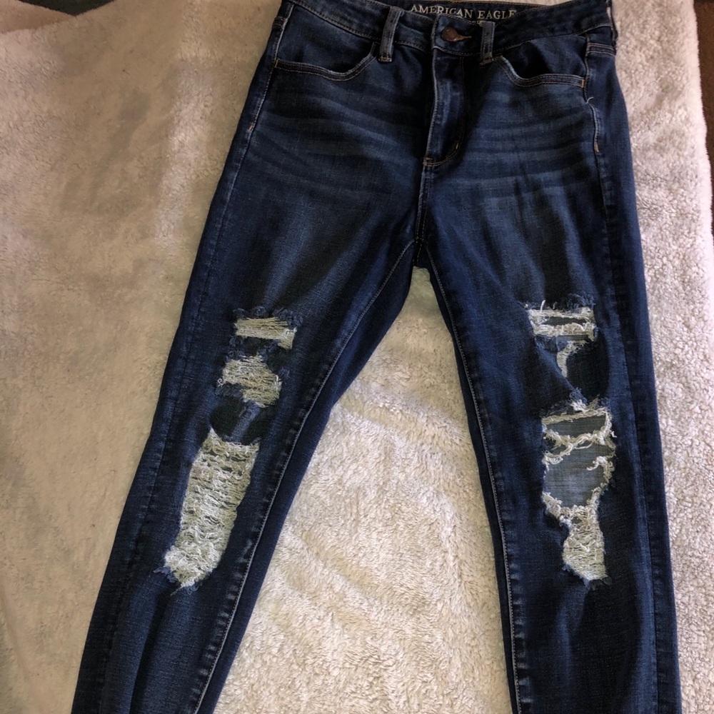 American Eagle ripped jeans